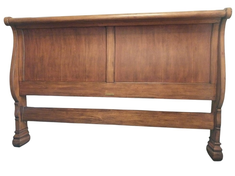 Ethan Allen Tuscany Sleigh Bed King Bed Frame