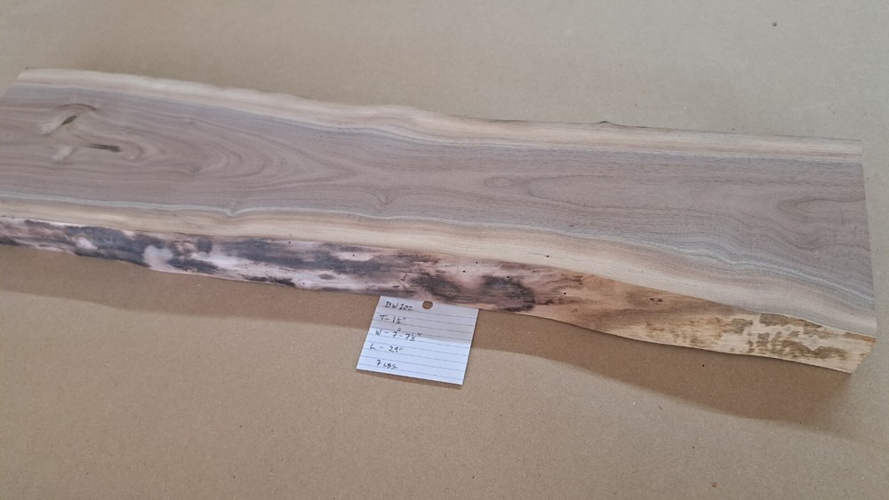 Live Edge Black Walnut Slab
