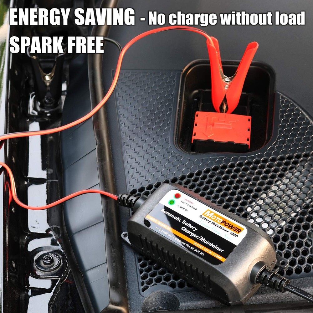Automatic Charger tool 12V 1.5Amp Battery Maintainer hardware