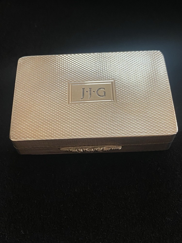 Rare Gallagher Sterling Silver Engine Turned Box by Peter John Doherty 2001