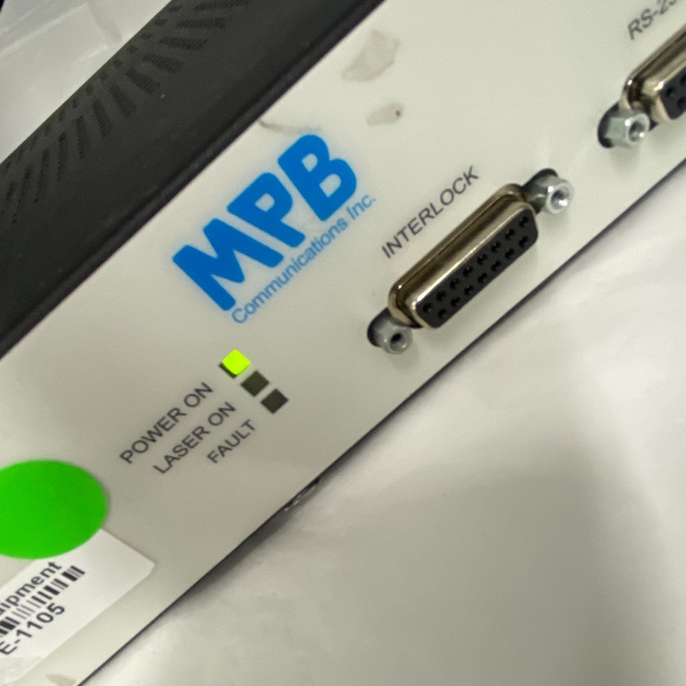 MPB COMMUNICATIONS 1RU-EBS-4010-AC-CA Erbium Broadband Source (EBS) C-band 250V