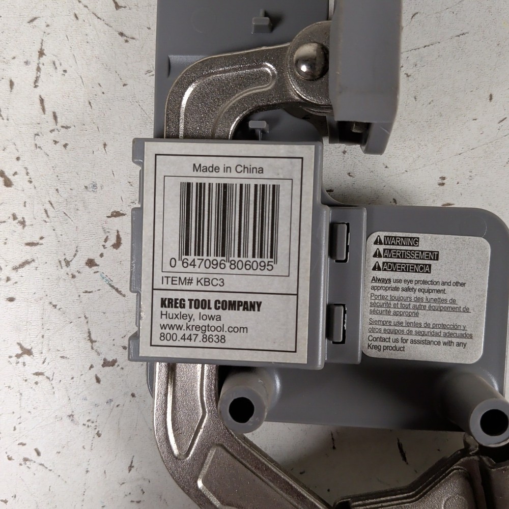 KREG KBC3 3" Bench Clamp with Automaxx Technology