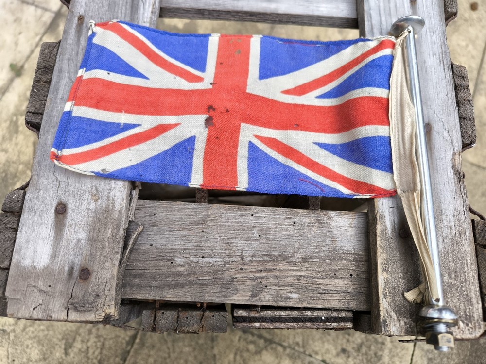 Ww2 Original British Car Flag