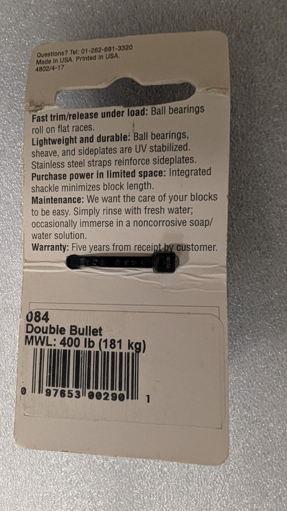 Harken Double Bullet Block 084