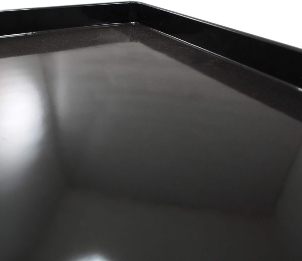 Heavy Duty Jet-Stone White or Black Stackable Plastic Compartment Tray