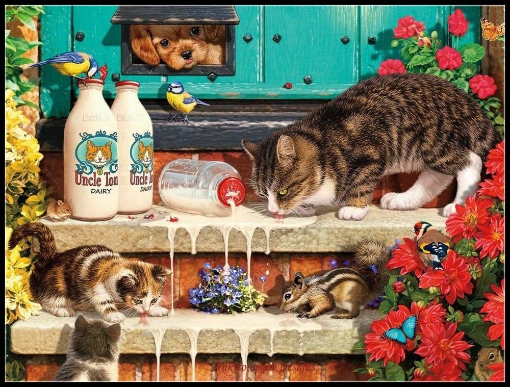 Chart Needlework DIY - Counted Cross Stitch Patterns - Doorstep Raiders