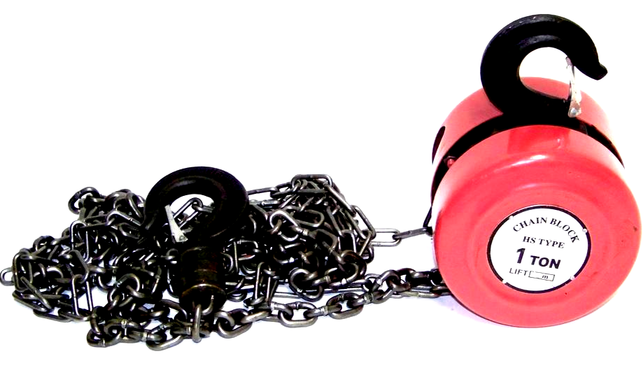 1 Ton Chain Puller Block Fall Chain Lift Hoist Hand Tools Chain with Hook