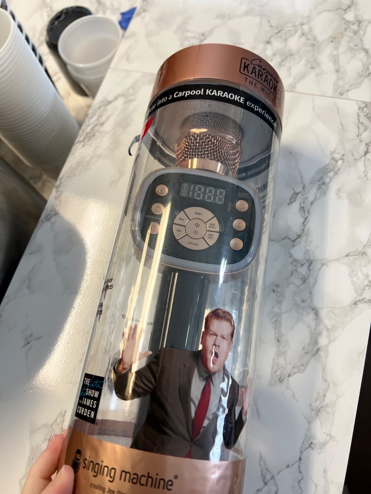 carpool karaoke microphone