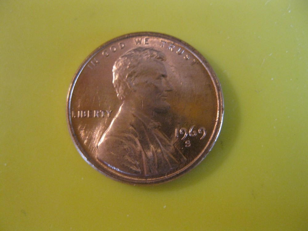 1969 S Lincoln Memorial Cent Ch/Gem BU!