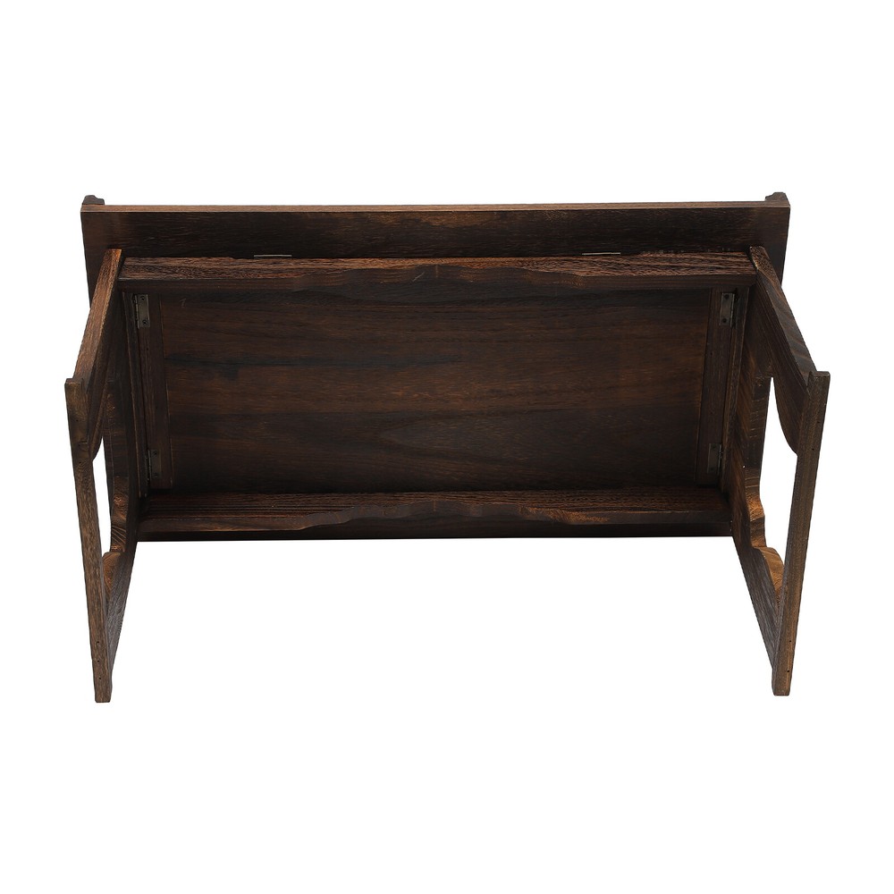 Antique Foldable Bed Laptop Desk Portable Sofa Side End Table Coffee Tea Table
