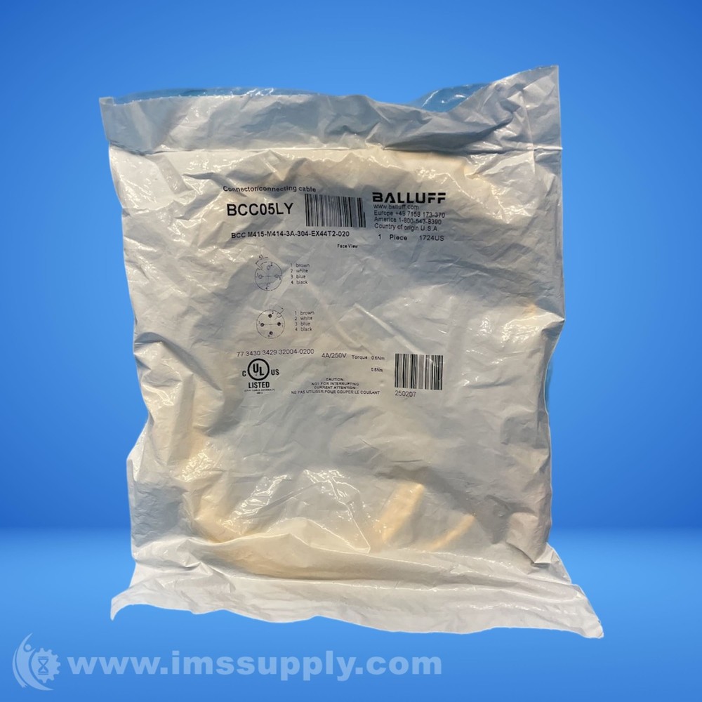 Balluff BCC05LY Sensor Cable Unshielded FNFP