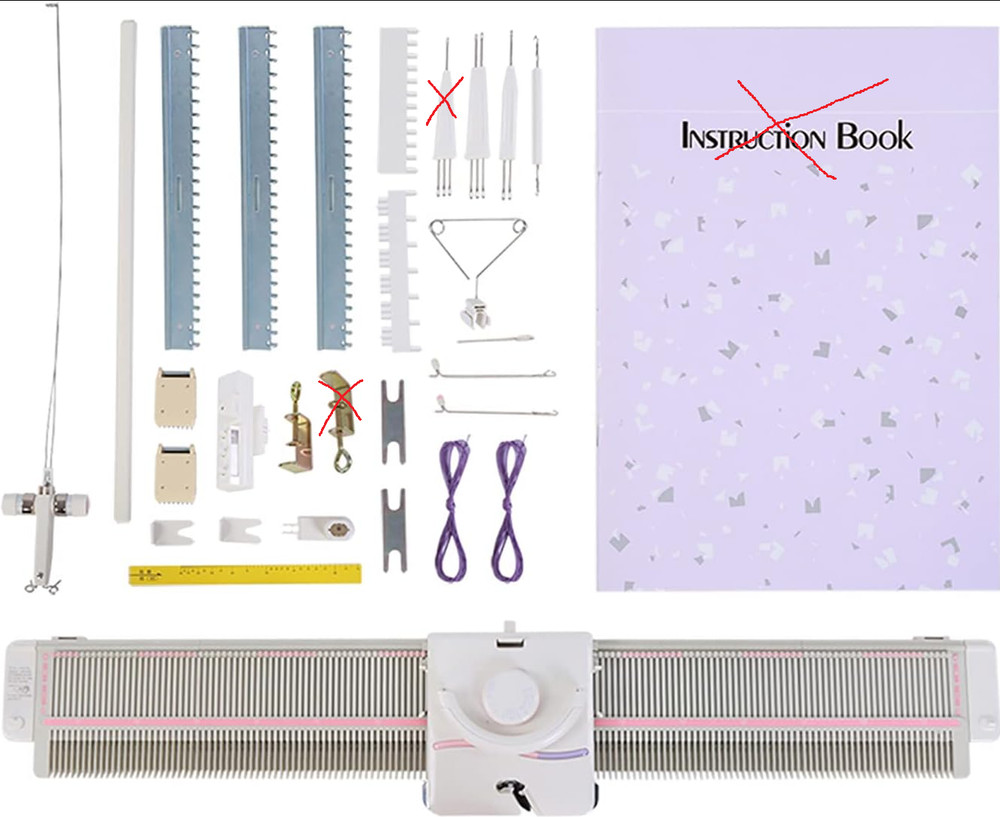 LK150 Focket Knitting Machine - 150-needle bed