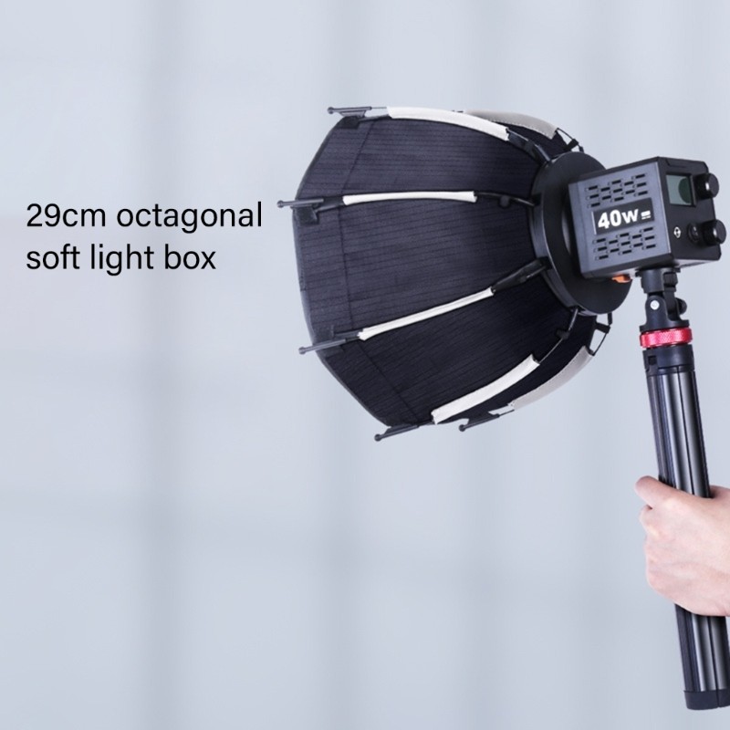 Small 290mm Octagonal Softbox Easy Storage Octagonal Softbox for Photography
