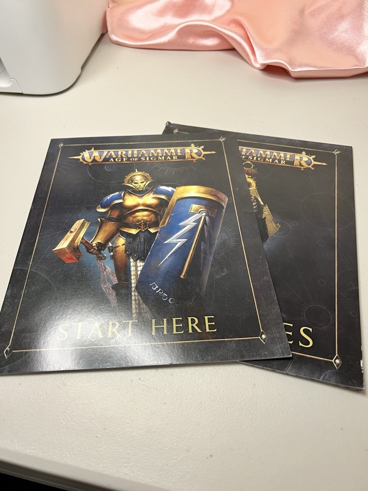 Warhammer Age Of Sigmar Start Here And Core Rules Booklets