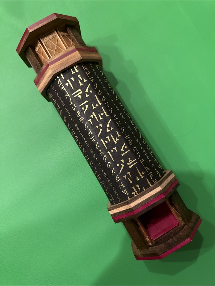 ELDERWOOD Scroll and Codex: Deluxe DICE TOWER Custom Painted