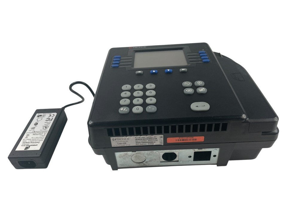 KRONOS 4500 System 8602800-501 Digital Time Clock switching