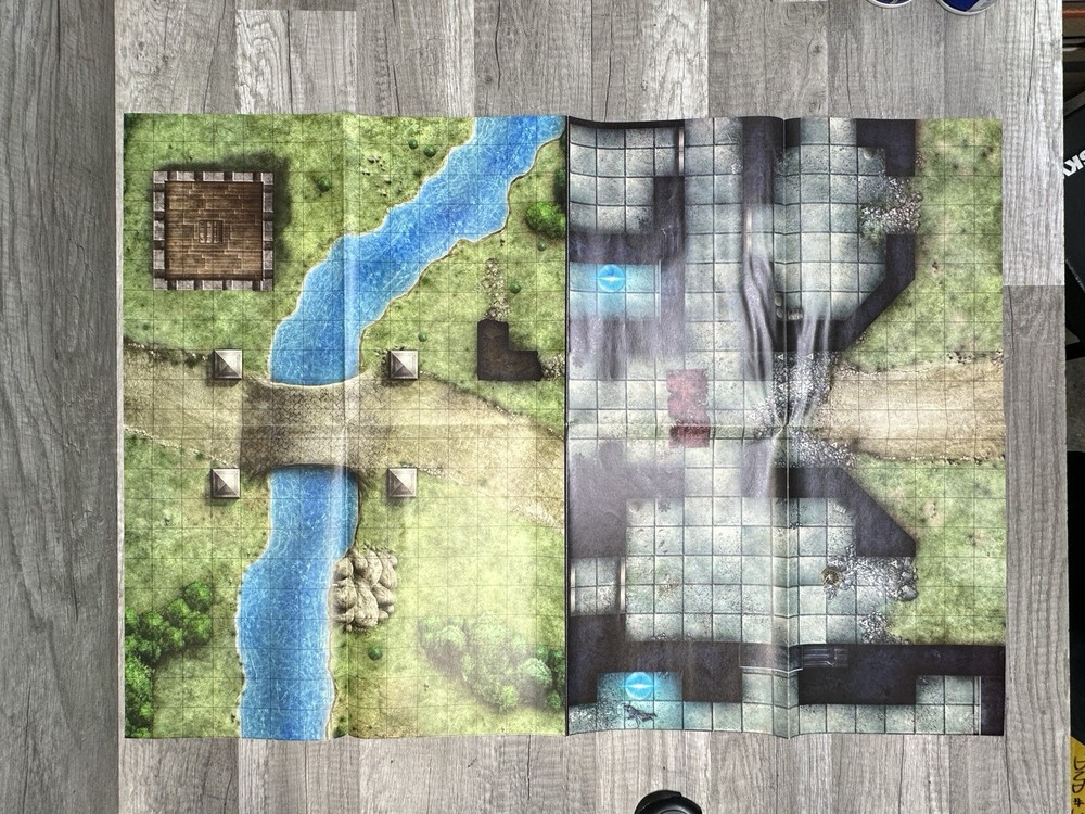 Dungeons And Dragons Miniatures Battle Grid Map Sided 2010