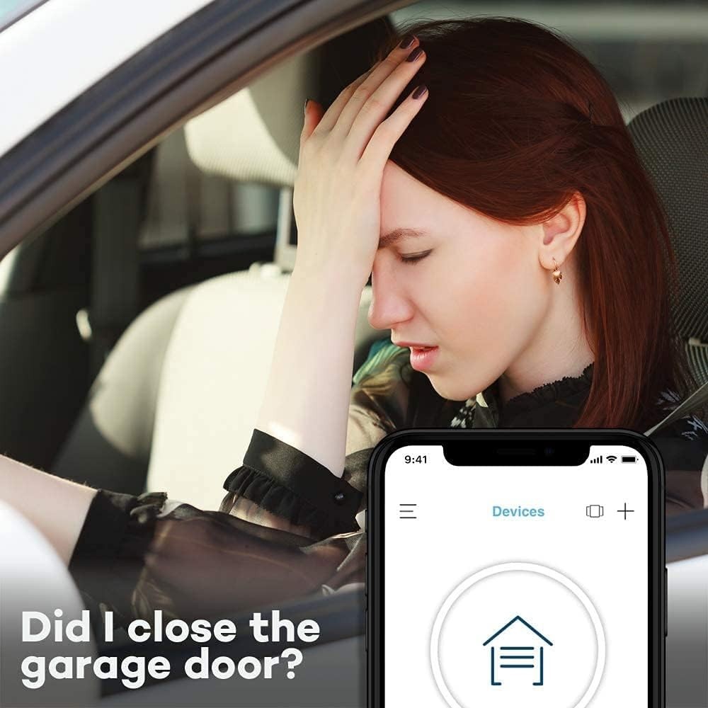 Smart Garage Control - Wireless Garage Hub and Sensor with Wifi & Bluetooth - Sm