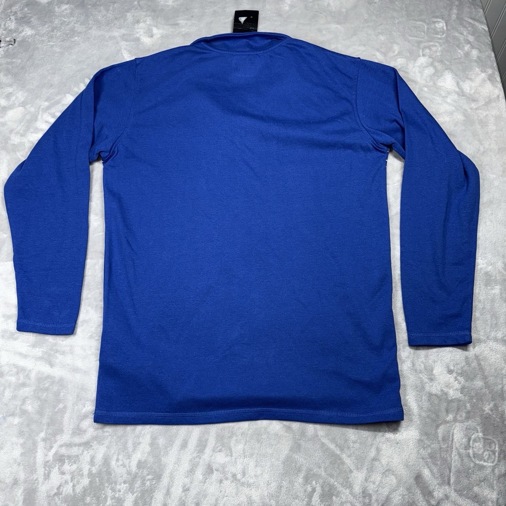 NEW Captivating Medium Quarter Zip Pullover Mens Blue Florida Gators Striped