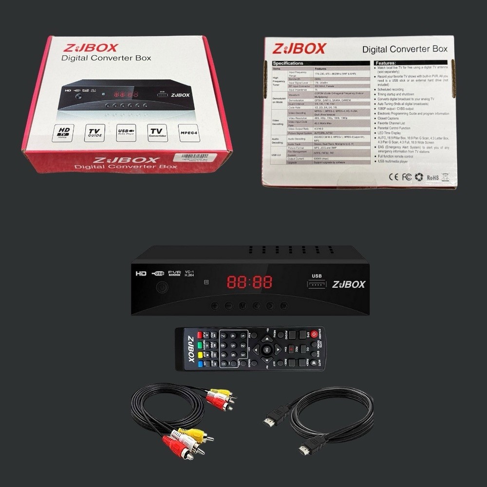 ZJBOX Digital Converter Box for TV