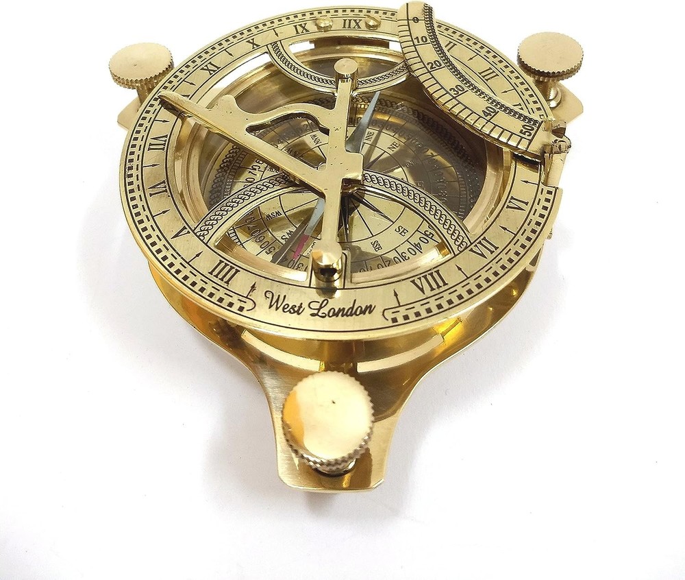 Sundial Compass Solid Brass Sun Dial