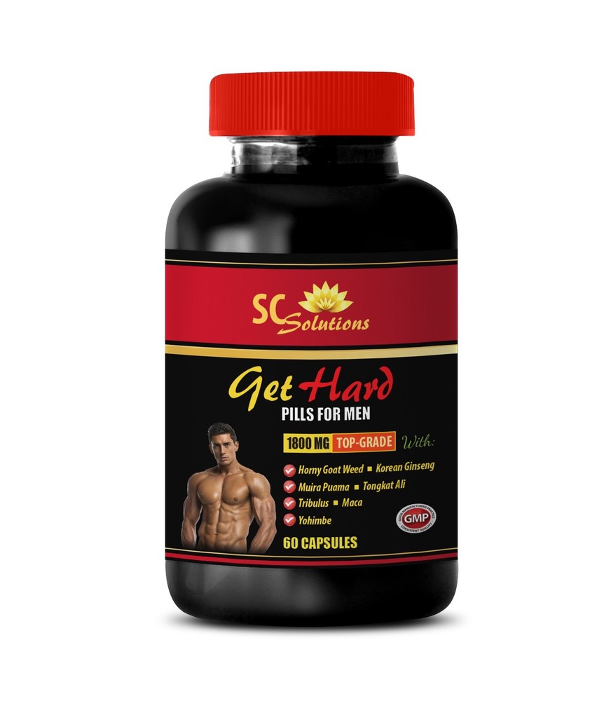pills for men - GET HARD - maca extract - 1 Bottle