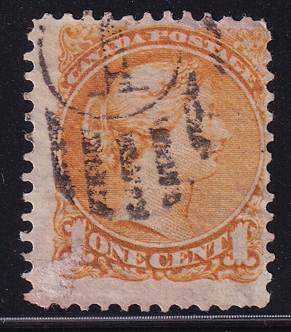 ubs10 Canada 1870-89 Sc#35, 35a - Perf 12