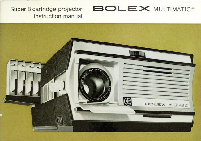 Bolex Multimatic Super 8 Projector Instruction Manual