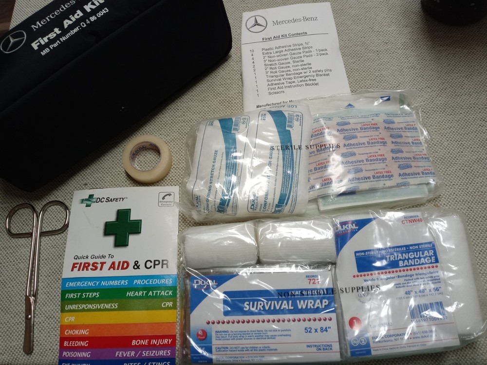 mercedes benz first aid kit