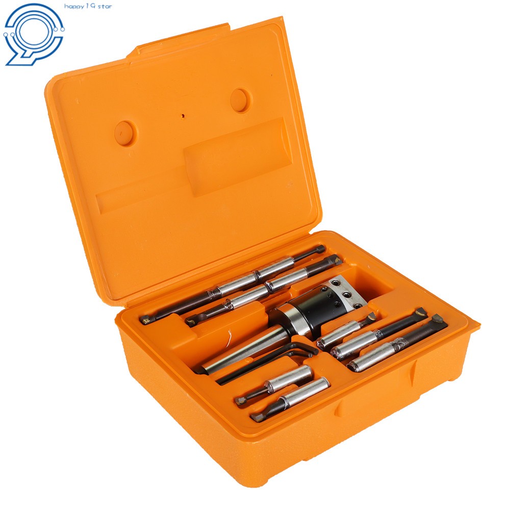 BORING TOOL SET 2" HEAD, 3MT SHANK & 1/2" BORING BAR SET