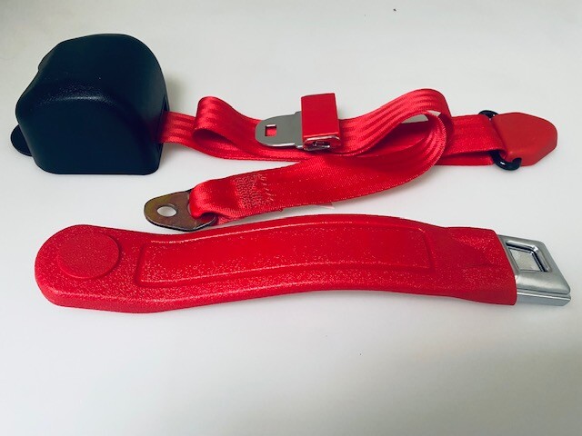 3 POINT SHOULDER HARNESS RETRACTABLE LAP BELT #1808