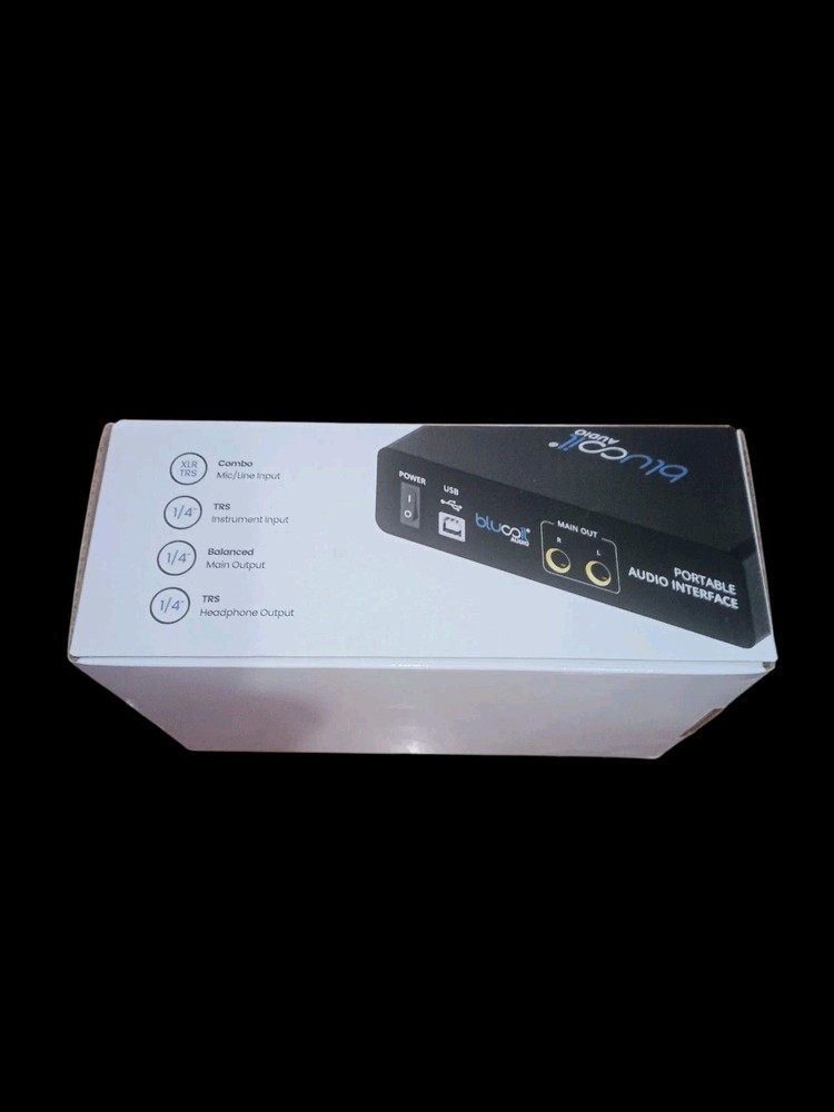 Blucoil Audio USB Portable Audio Interface For Streaming and Podcasting