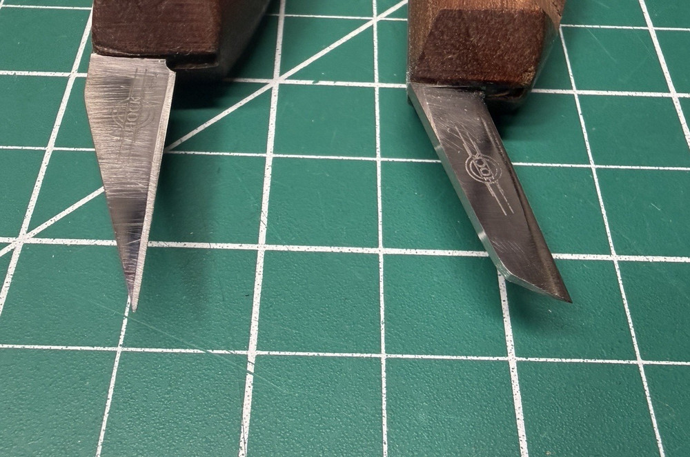 2 Hock Carving Knives - great condition - modified