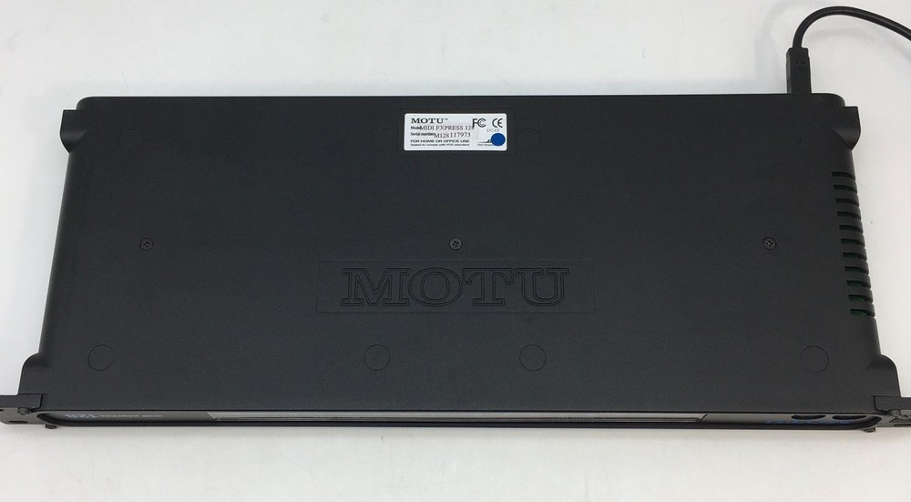 MOTU MIDI Express 128 USB MIDI Interface w/ Manual & Cable Tested Excellent