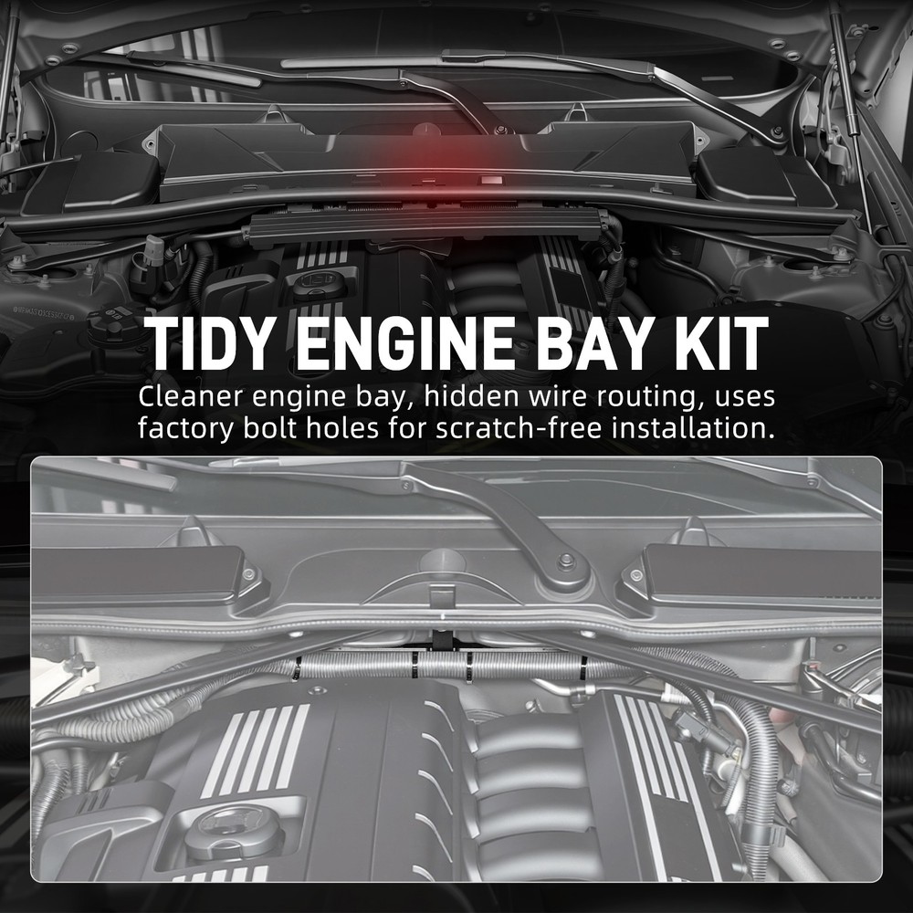 Steel Harness Mounting Bracket for BMW E90 E92 E91 E93 E87 E88 E82 E81 2005-2013