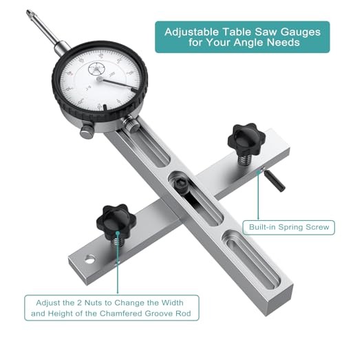 0-1"/0.001" Dial Indicator, Table Saw Alignment Gauge