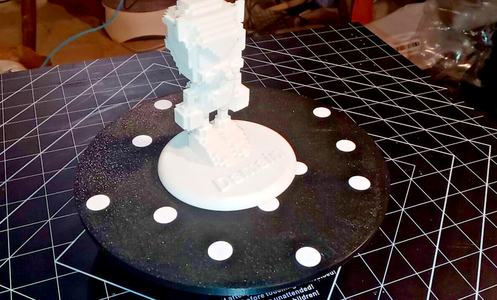Portable-Turntable for 3DMakerPro 3D Scanner