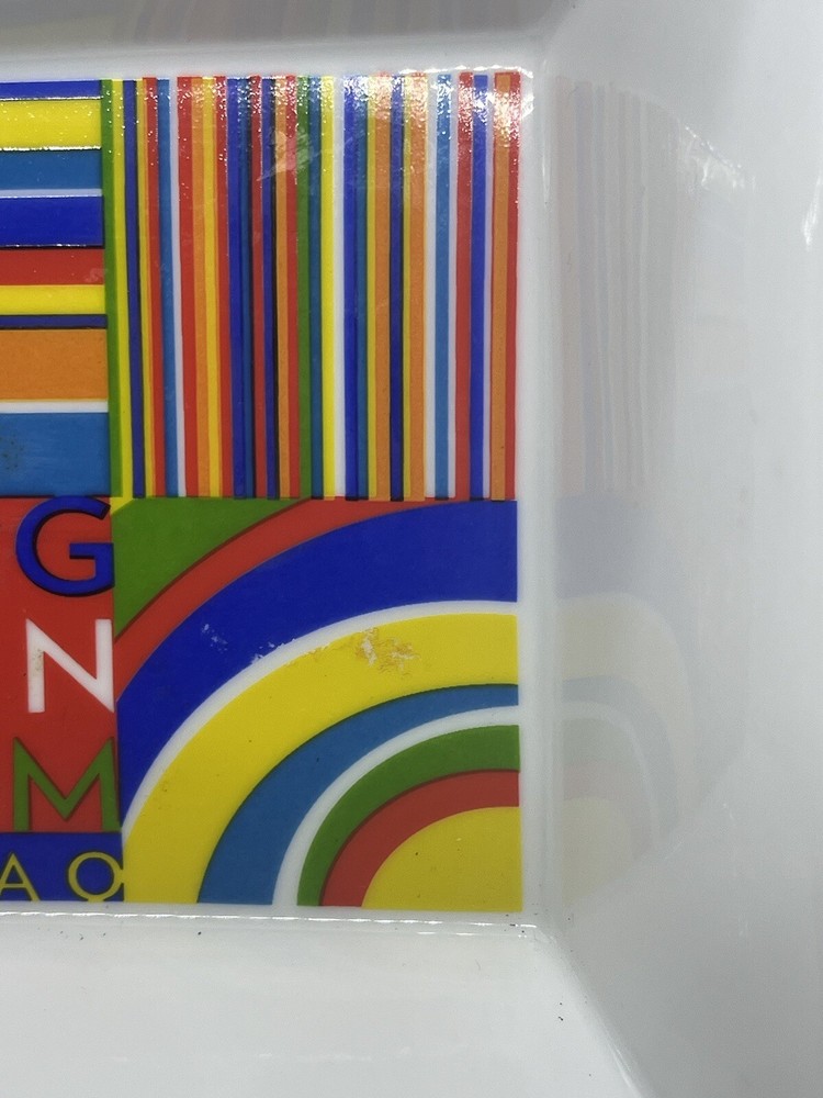 Guggenheim Bilbao Ceramic Square Dish EUC