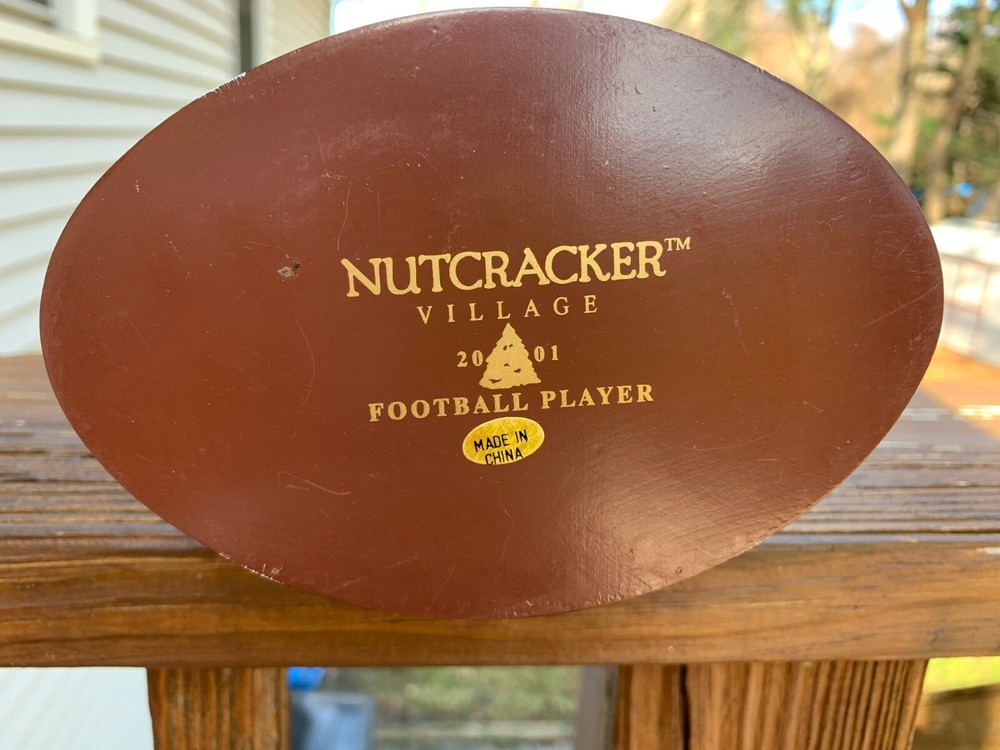 Football Player Nutcracker New