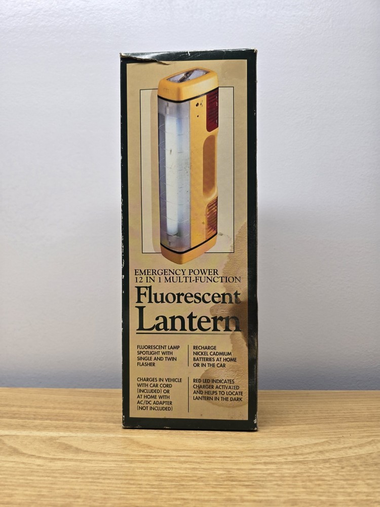 Johnlite 12-In-1 Multi-Function Fluorescent Lanter Flasher Spotlight in Box