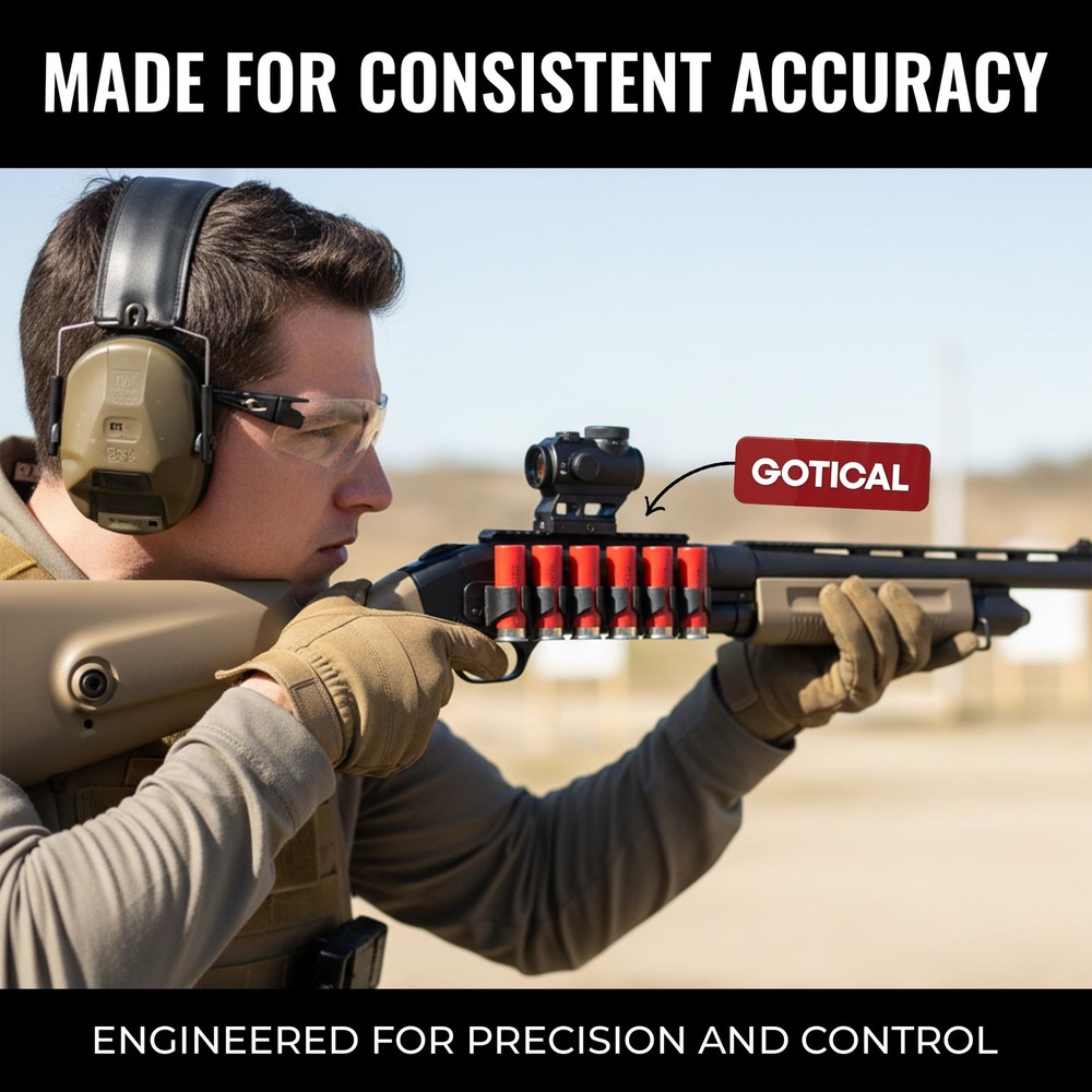 Gotical Receiver Mounted Shell Carrier Side