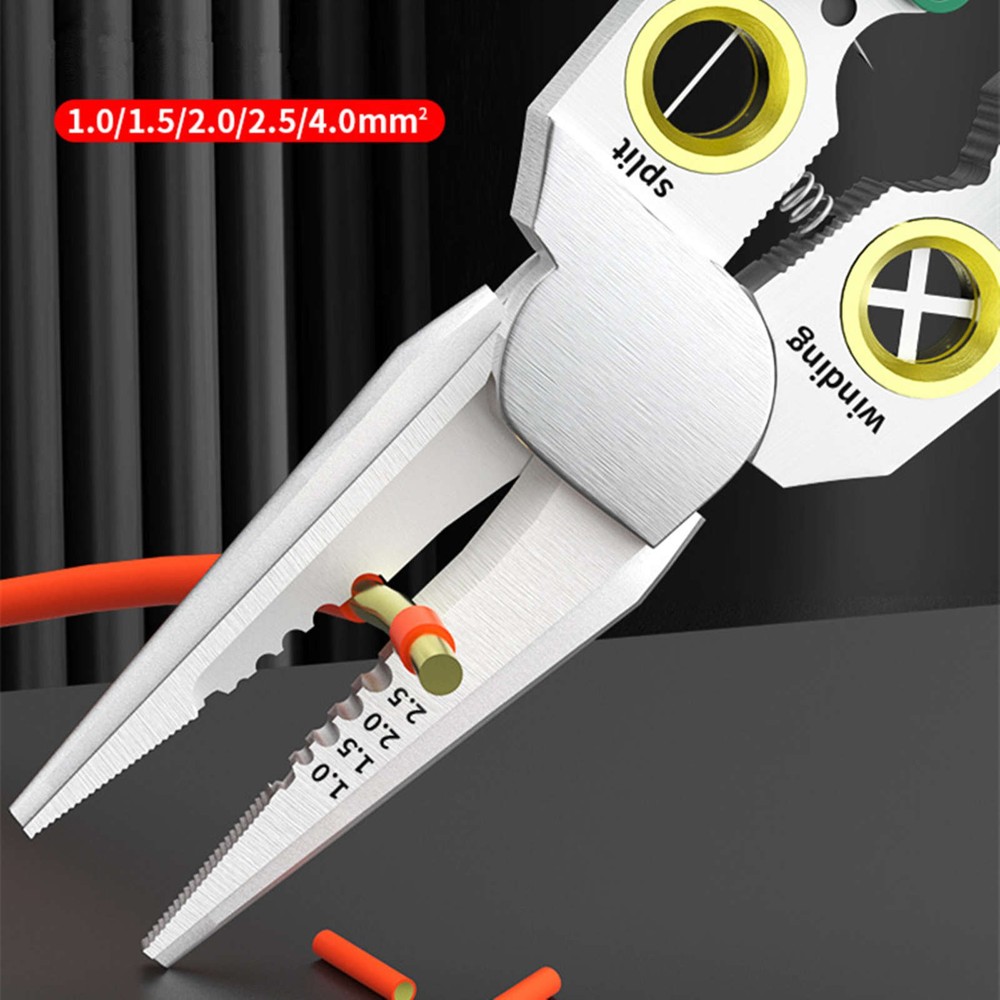 Multi-Function Wire Stripper with Voltage Detector for Home and Professional Use