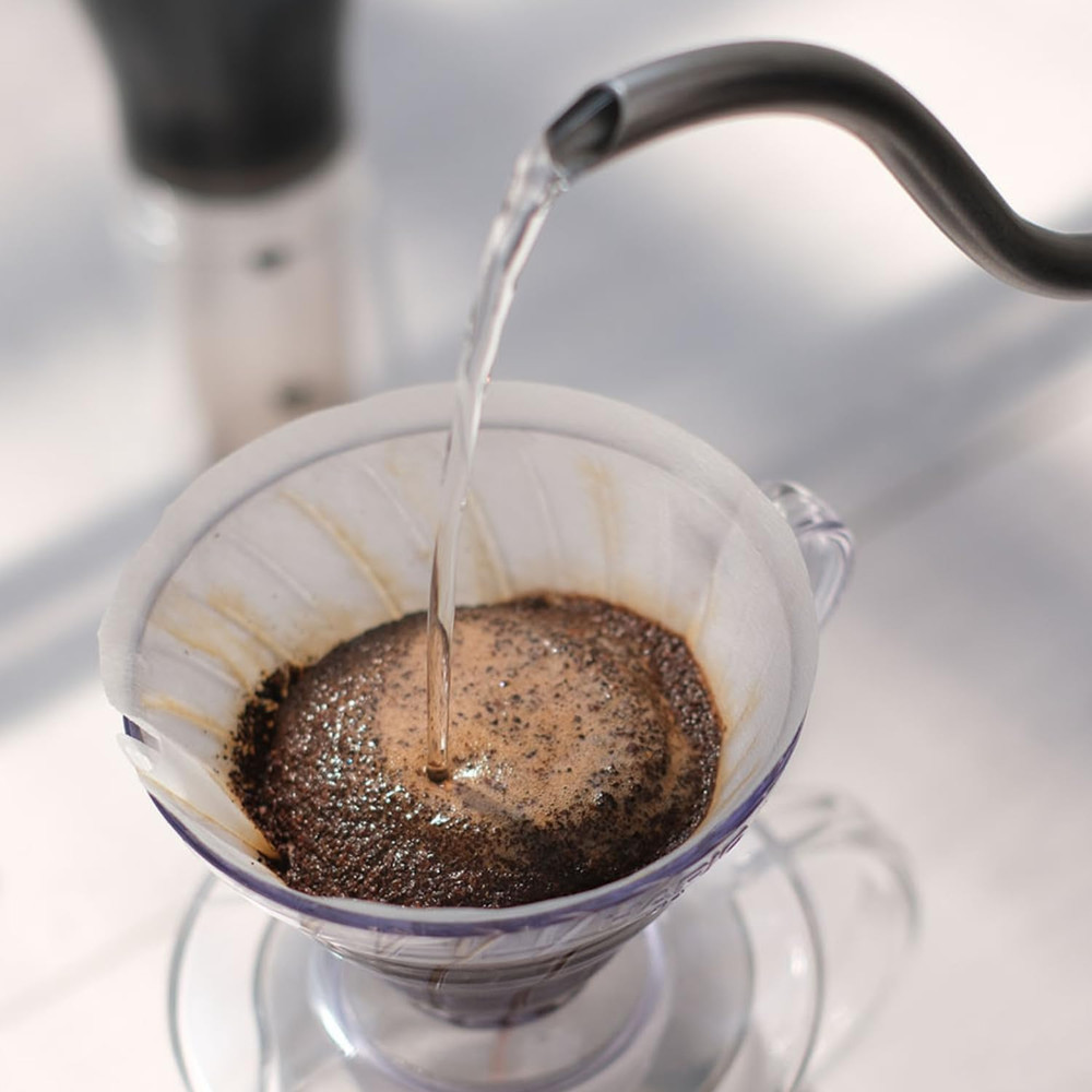 V60 Plastic Coffee Dripper Pour over Cone Coffee Maker Size 02, Red