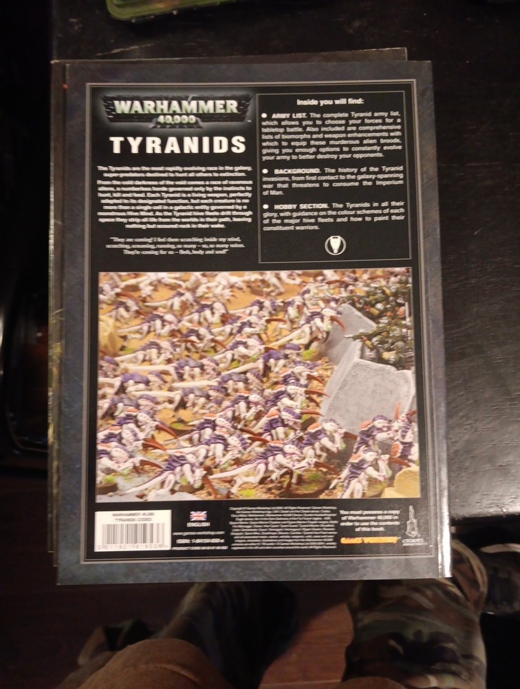 Warhammer 40k Codex Tyranids Softcover - Games Workshop 2004