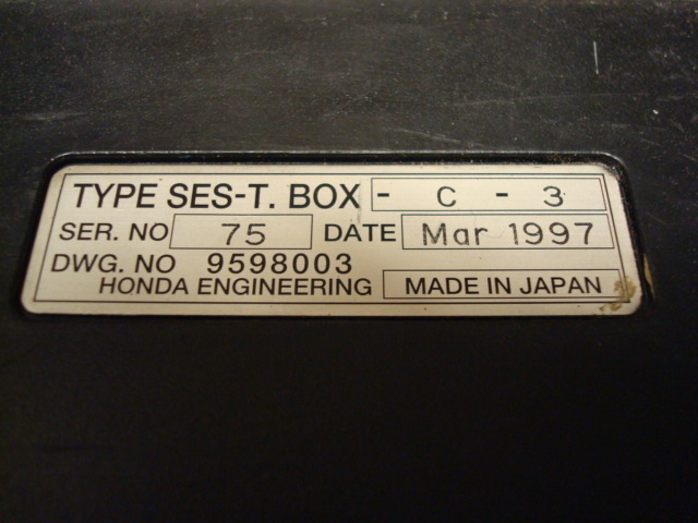 USED Honda Engineering Type SES-T.BOX-C-3 Teach Pendant