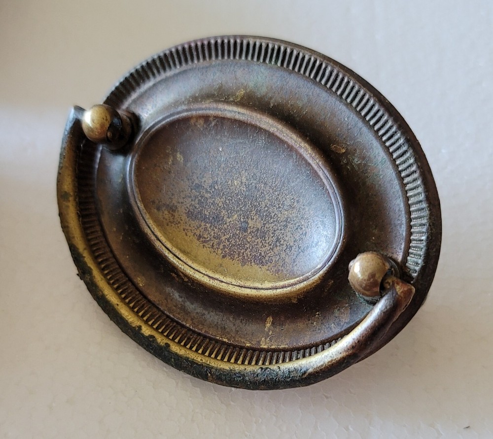 Vintage Brass Drawer Pulls Hepplewhite style Hardware 2.5, Used, 16 pcs