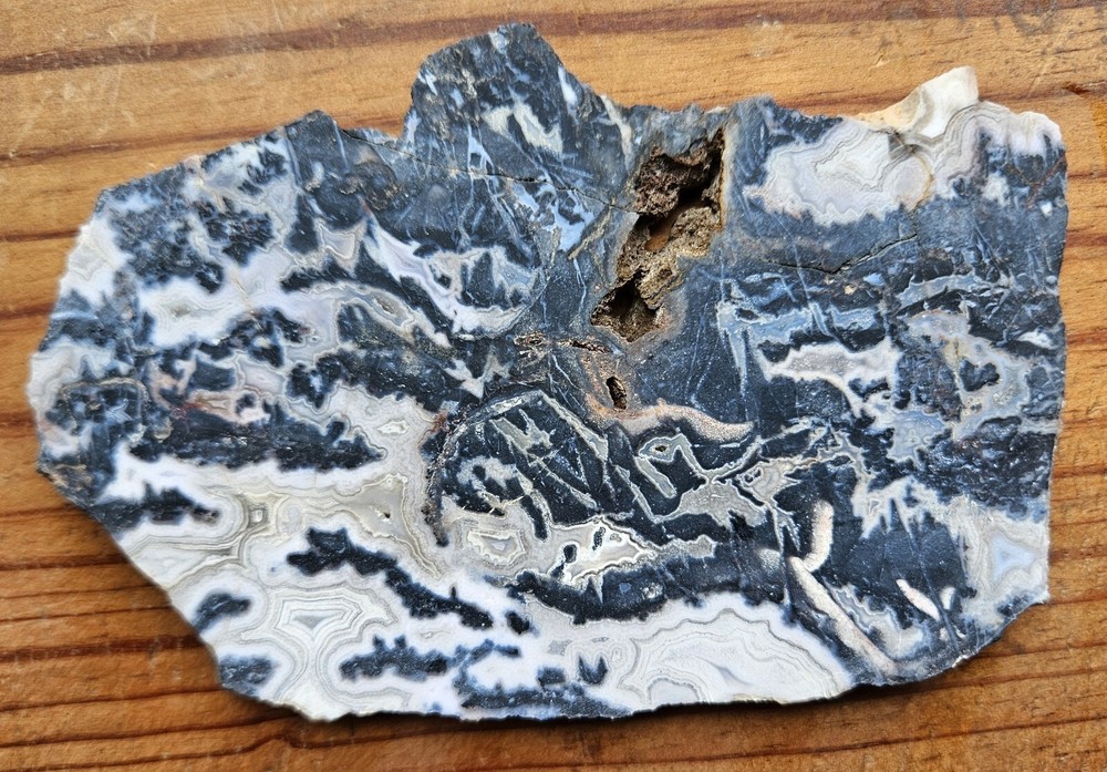 Lace Agate Slab Mexico 134 Grams