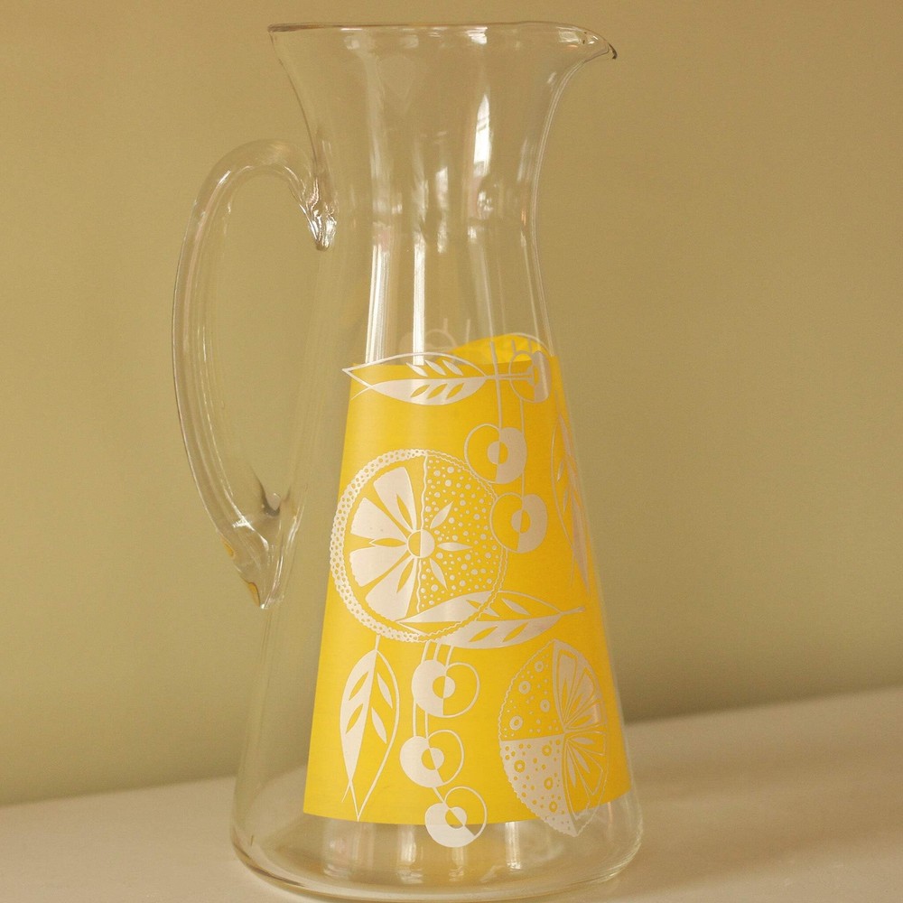 Vintage Juice Carafe & Glasses