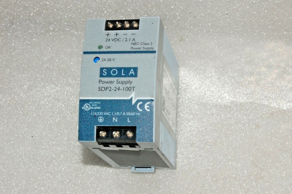 SOLA POWER SUPPLY SDP2-24-100T