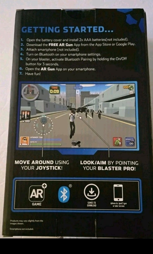 Worlds AR Augmented Reality Gaming Blaster Pro Edition
